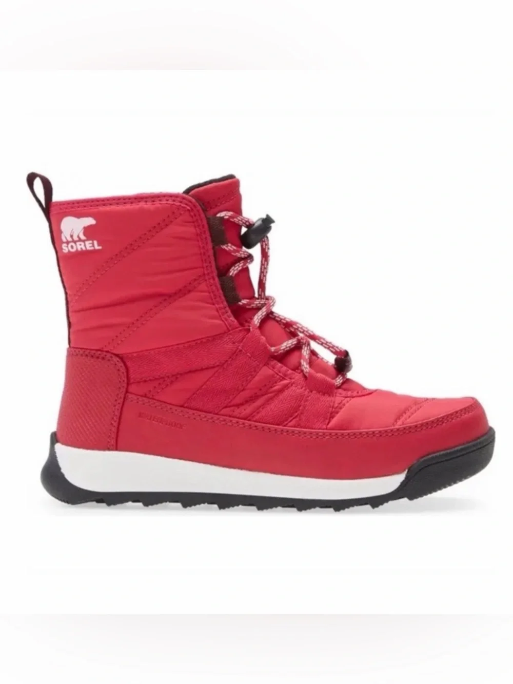 Sorel Whitney II Kids Waterproof Snow Boots Red Insulated Winter Little Kid 11